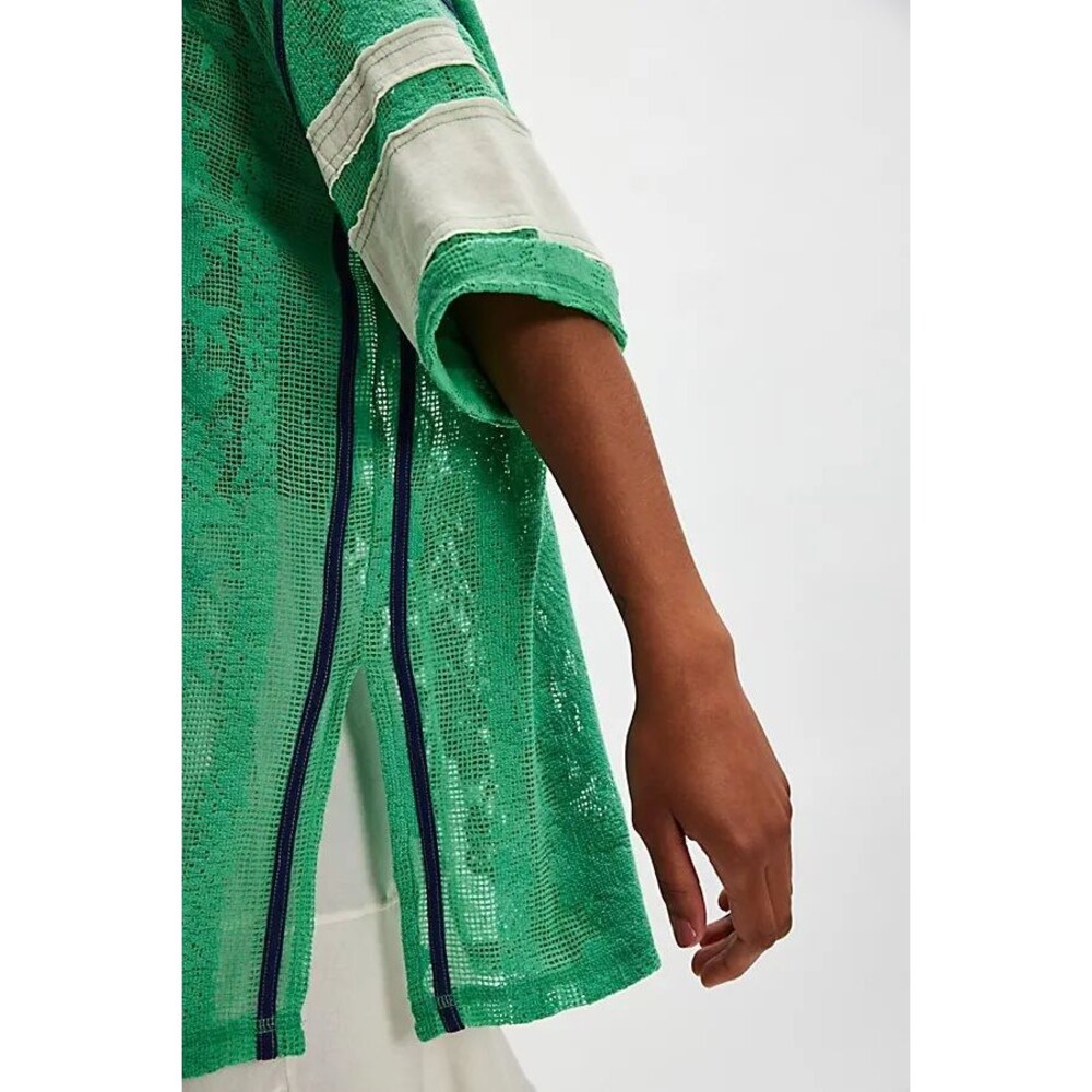 Free People We The Free Best Match Tee Kelly Green Medium M - Picture 2 of 9